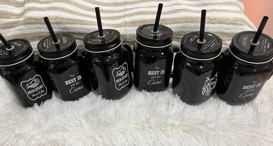 Kit Botellas de vidrio con bombilla